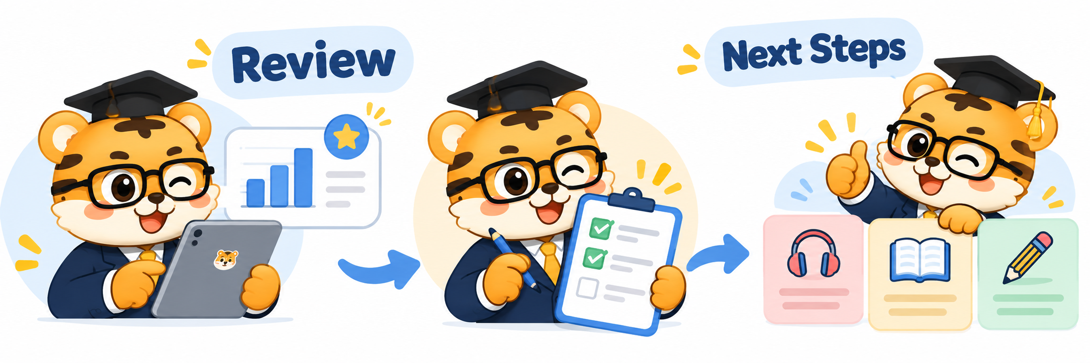 Review the report and next steps
