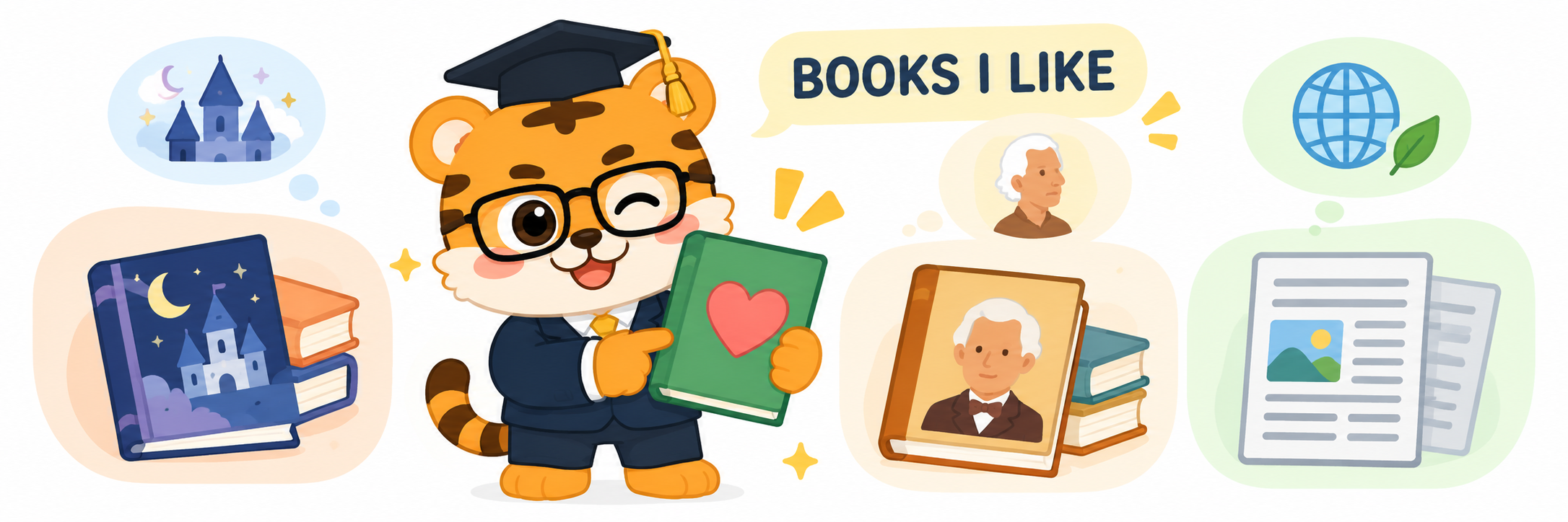 Choosing books to talk about