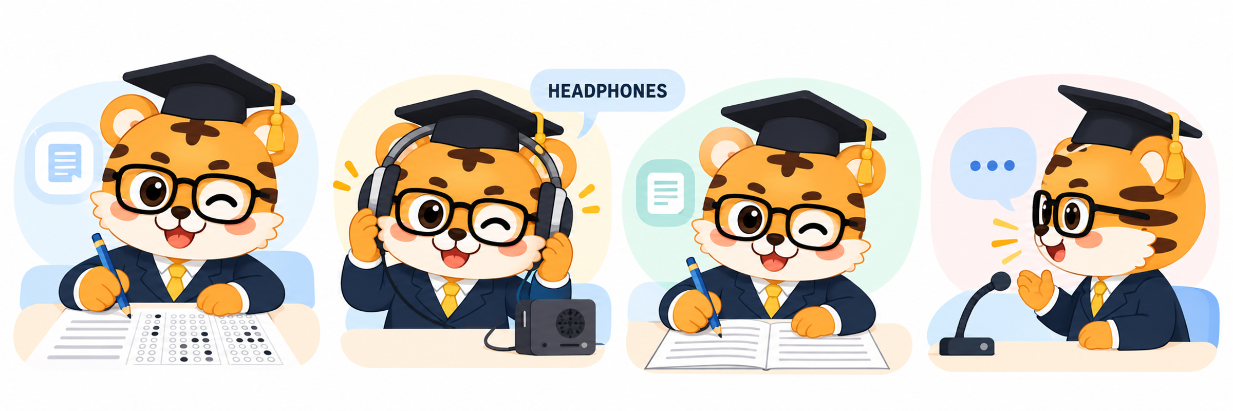 Listening equipment for paper-based IELTS