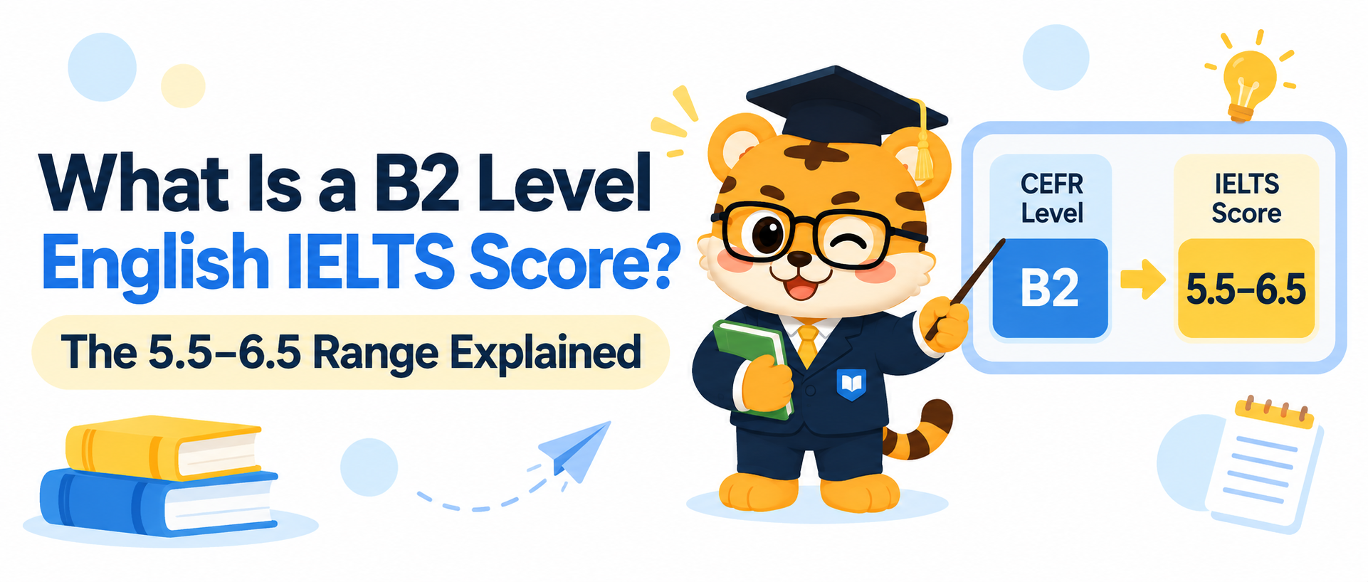What Is a B2 Level English IELTS Score? The 5.5–6.5 Range Explained [2026 Guide]